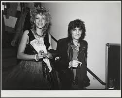 Ronnie Wood and wife, Josephine 1982, NY.jpg